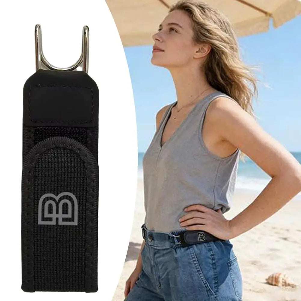 Buckleless Elastic Waist Belt for Women Men Invisible No Buckle Adjustable Stretch Waist Belts With Hook for Jeans Casual Wear